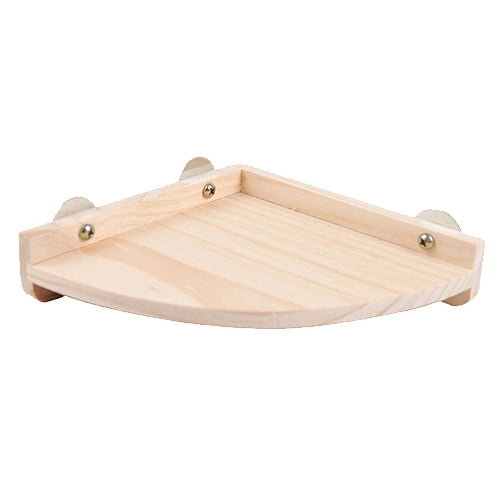 Pet Wooden Fanshaped Springboard Hamster Small Pets Pedal Toys