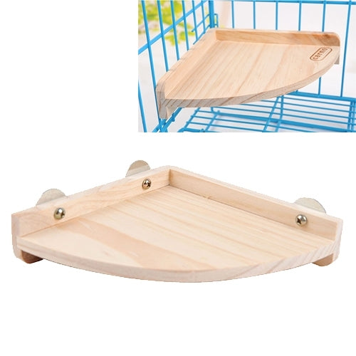 Pet Wooden Fanshaped Springboard Hamster Small Pets Pedal Toys