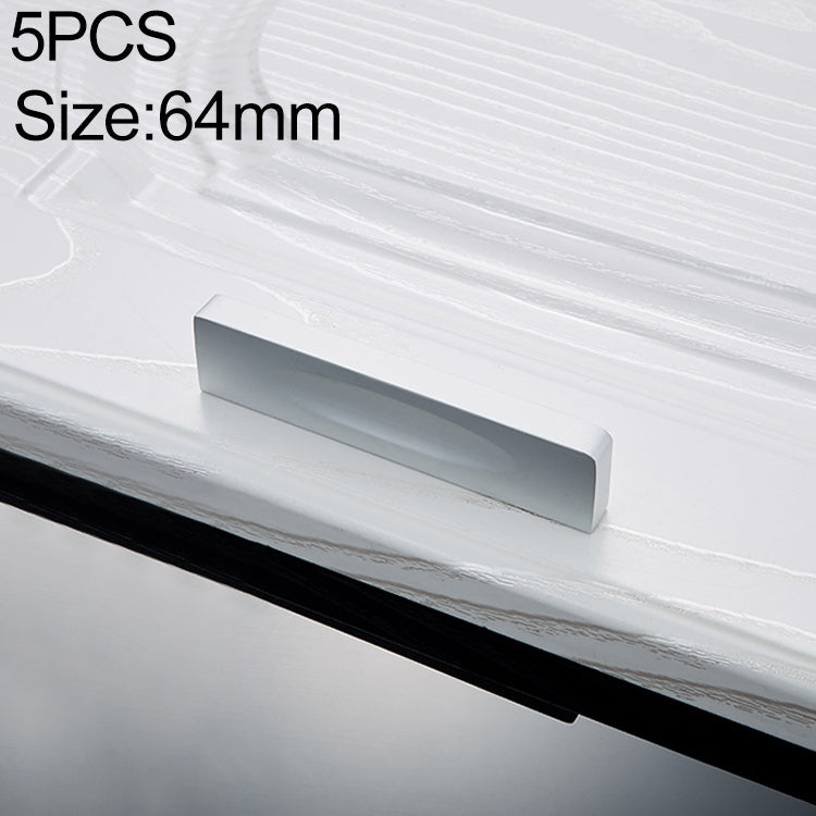 5 PCS 2058_64 Space Aluminum Closet Cabinet Handle (Matte)