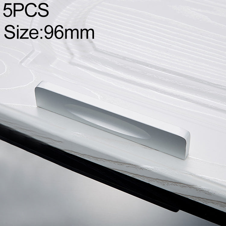 5 PCS 2058_96 Space Aluminum Closet Cabinet Handle (Matte)