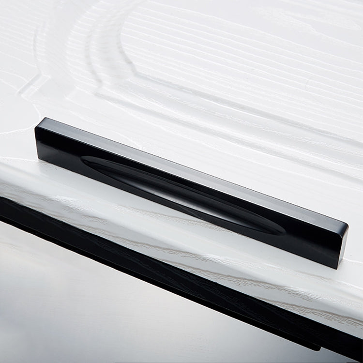 3 PCS 2058_128 Space Aluminum Closet Cabinet Handle (Black)