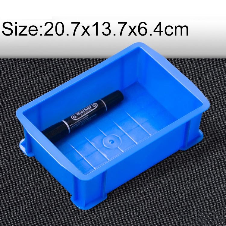 5 PCS Thick Multi-function Material Box Brand New Flat Plastic Parts Box Tool Box, Size: 20.7cm x 13.7cm x 6.4cm