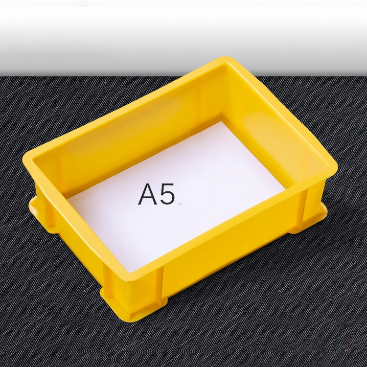 3 PCS Thick Multi-function Material Box Brand New Flat Plastic Parts Box Tool Box, Size: 25.3cm x 18cm x 7.4cm