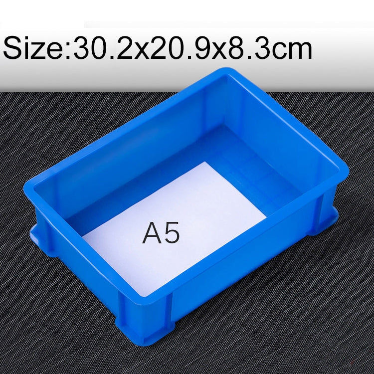 2 PCS Thick Multi-function Material Box Brand New Flat Plastic Parts Box Tool Box, Size: 30.2cm x 20.9cm x 8.3cm