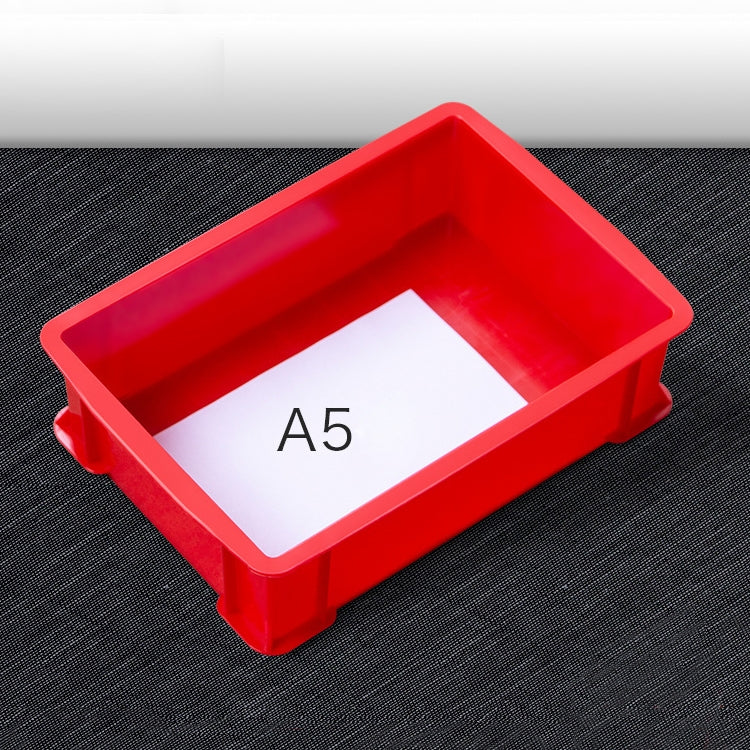 2 PCS Thick Multi-function Material Box Brand New Flat Plastic Parts Box Tool Box, Size: 30.2cm x 20.9cm x 8.3cm