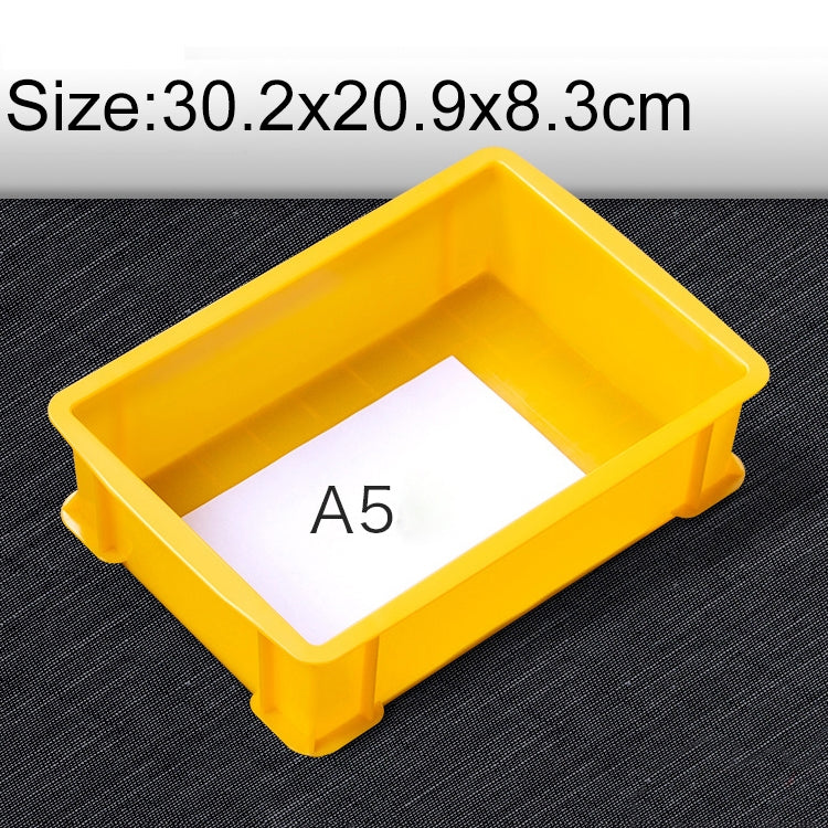 2 PCS Thick Multi-function Material Box Brand New Flat Plastic Parts Box Tool Box, Size: 30.2cm x 20.9cm x 8.3cm