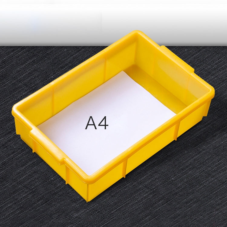Thick Multi-function Material Box Brand New Flat Plastic Parts Box Tool Box, Size: 38.3cm x 24.2cm x 9.8cm
