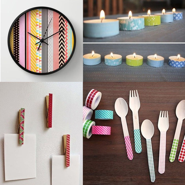 10 PCS G Series Hand Can Tear Cartoon Christmas Day DIY Decorative Stationery Paper Hand Paper Color and Paper Tape