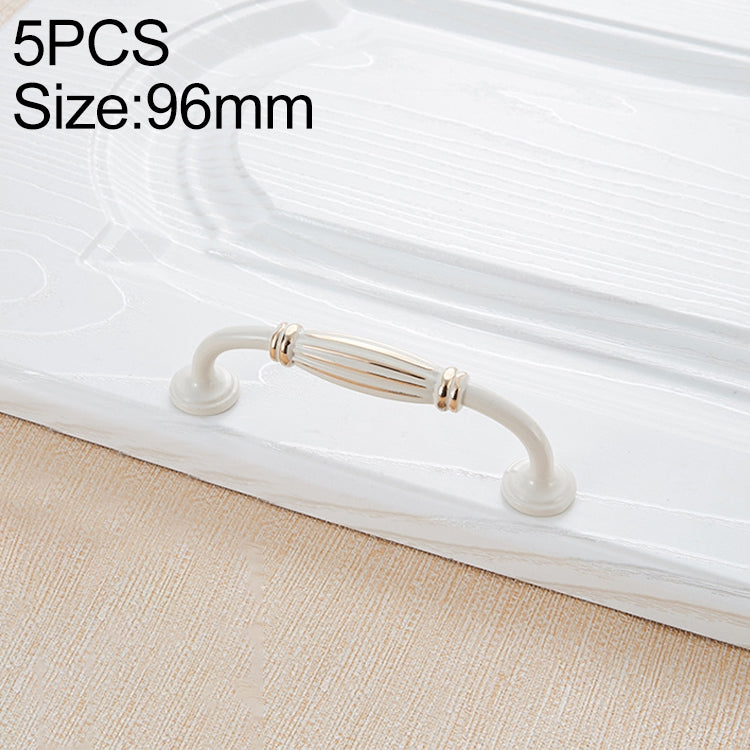 5 PCS 6064_96 Ivory Cabinet Wardrobe Handle