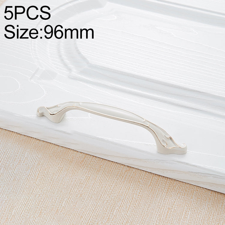 5 PCS 6510_96 Ivory Cabinet Wardrobe Handle