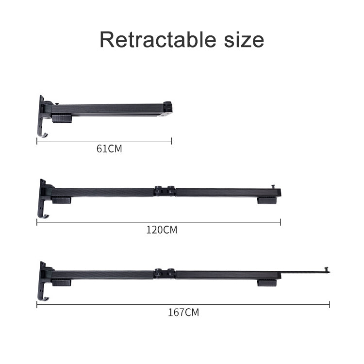 Household Wall-mounted Invisible Telescopic Folding Drying Rack