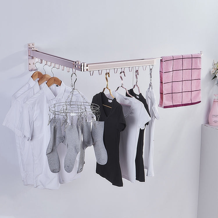 Household Wall-mounted Invisible Telescopic Folding Drying Rack