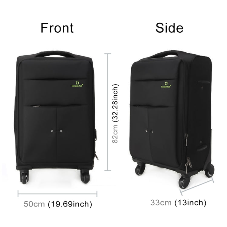 32 inch Oxford Cloth Universal Wheel Travel Password Draw-bar Box Luggage Carrier