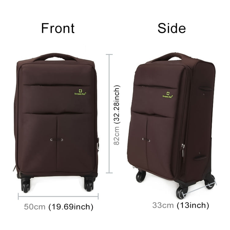 32 inch Oxford Cloth Universal Wheel Travel Password Draw-bar Box Luggage Carrier