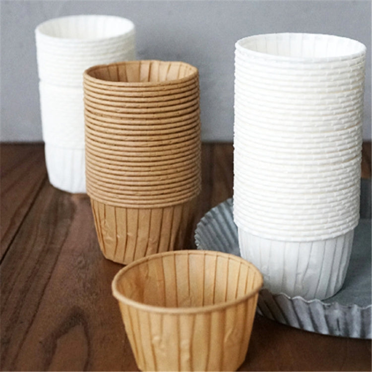 50 PCS Round Lamination Cake Cup Muffin Cases Chocolate Cupcake Liner Baking Cup, Size: 6.5 x 5 x 4cm