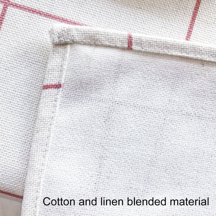 Black Marble Pattern Waterproof Anti-scalding Rectangle Cotton and Linen Table Cloth, Size: 180 x 140cm