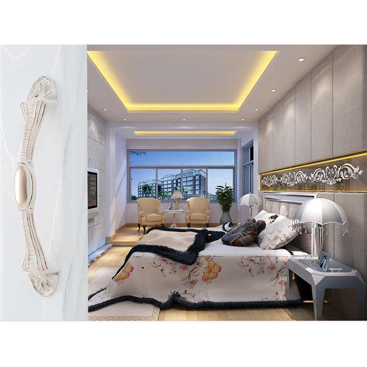 5 PCS 6511_128 Ivory Cabinet Wardrobe Handle