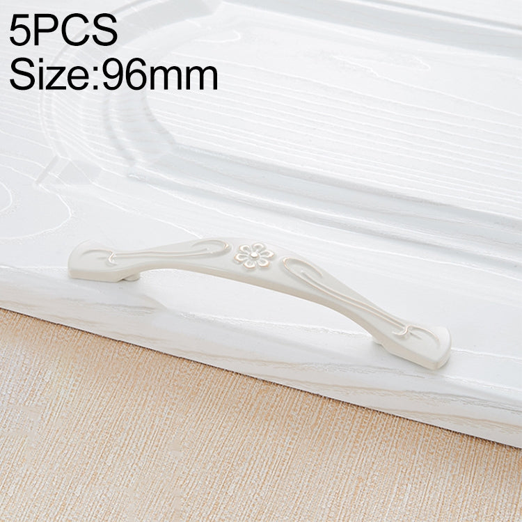 5 PCS 6529_96 Ivory Cabinet Wardrobe Handle