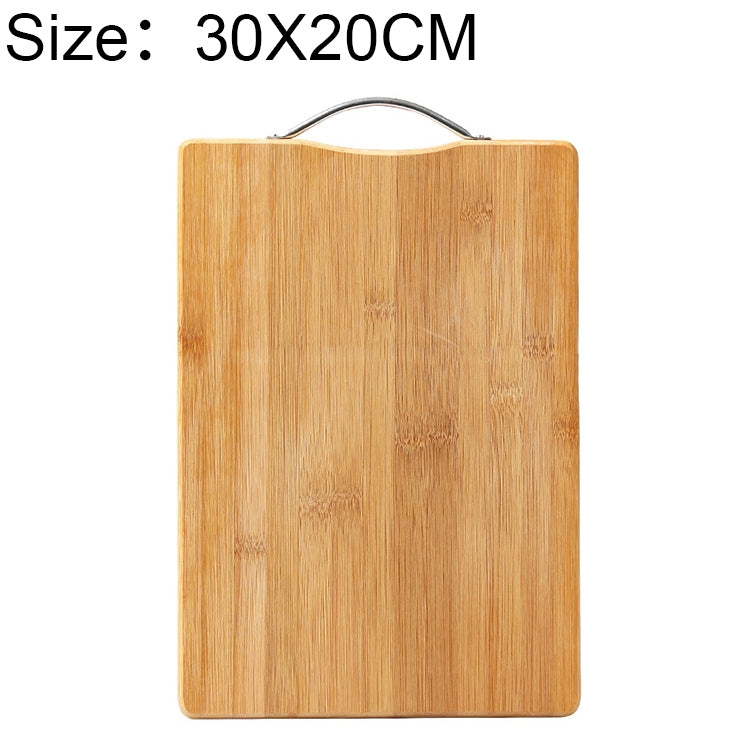 Kitchen Rectangular Bamboo Chopping Block Thickening Cutting Board, Size: 30cm x 20cm