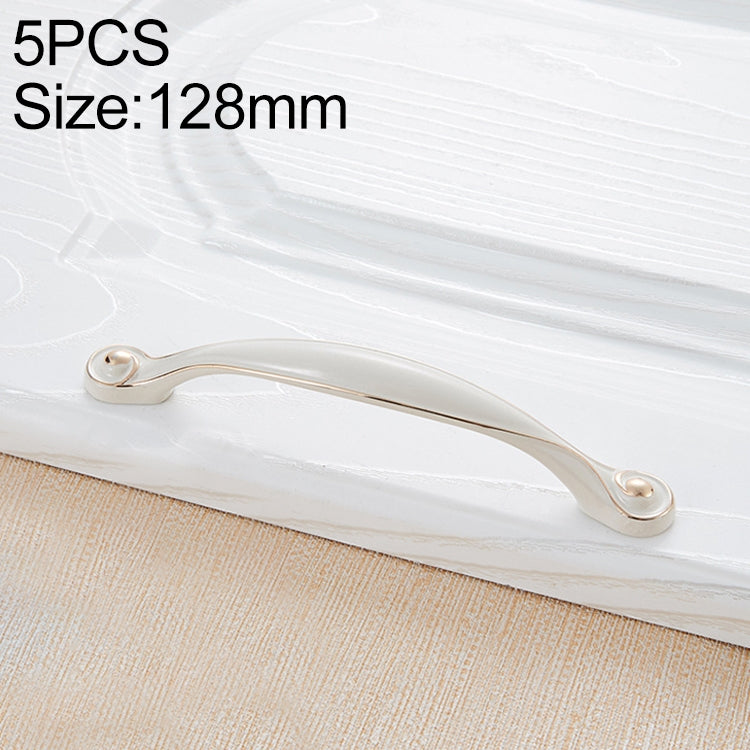 5 PCS 6533_128 Ivory Cabinet Wardrobe Handle
