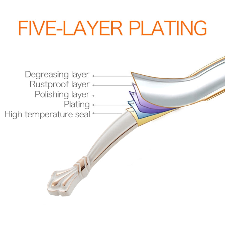 5 PCS 6533_128 Ivory Cabinet Wardrobe Handle