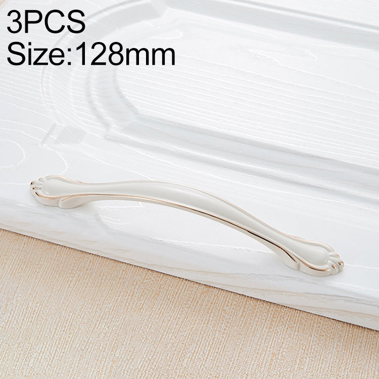 5 PCS 6588_128 Ivory Cabinet Wardrobe Handle