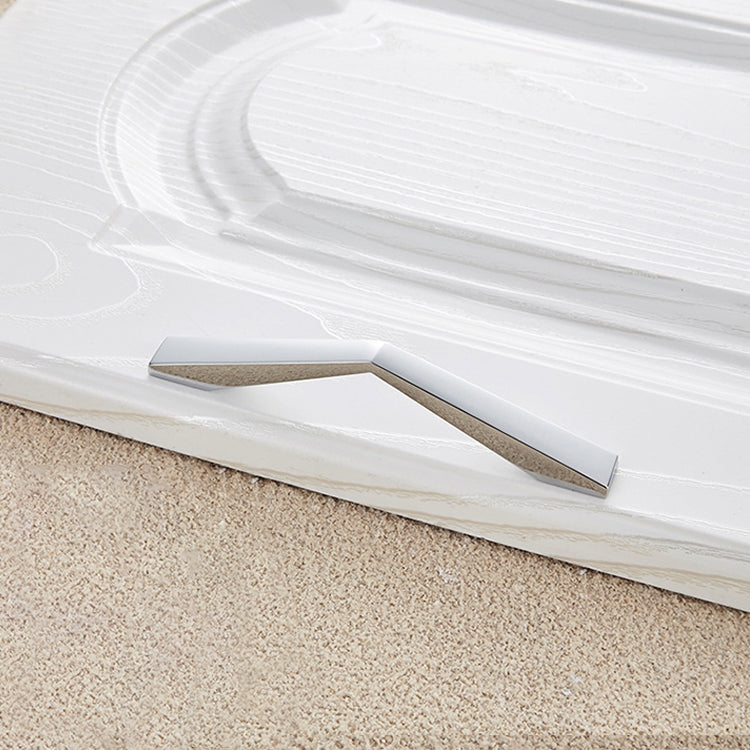 5 PCS 4068_96 Bright Chrome Zinc Alloy Polished Bathroom Cabinet Handle