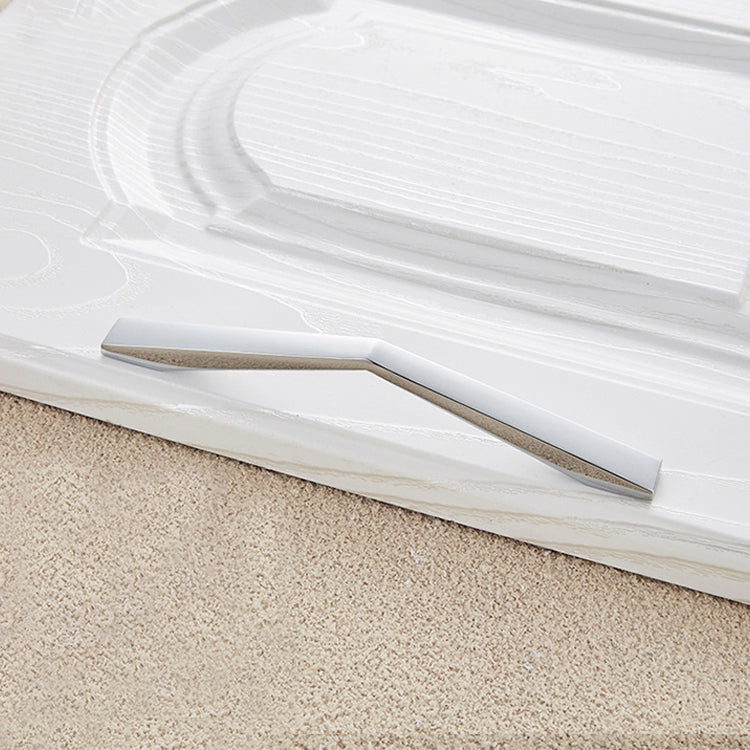 3 PCS 4068_128 Bright Chrome Zinc Alloy Polished Bathroom Cabinet Handle