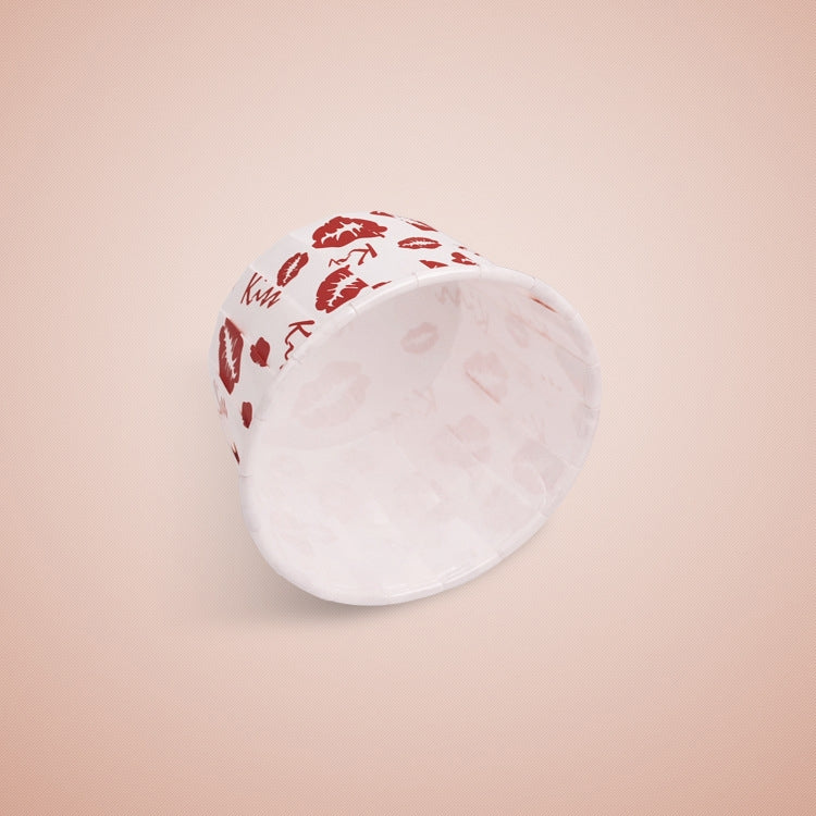 3000 PCS Red Lips Pattern Round Lamination Cake Cup Muffin Cases Chocolate Cupcake Liner Baking Cup, Size: 5.8 x 4.4 x 3.5cm