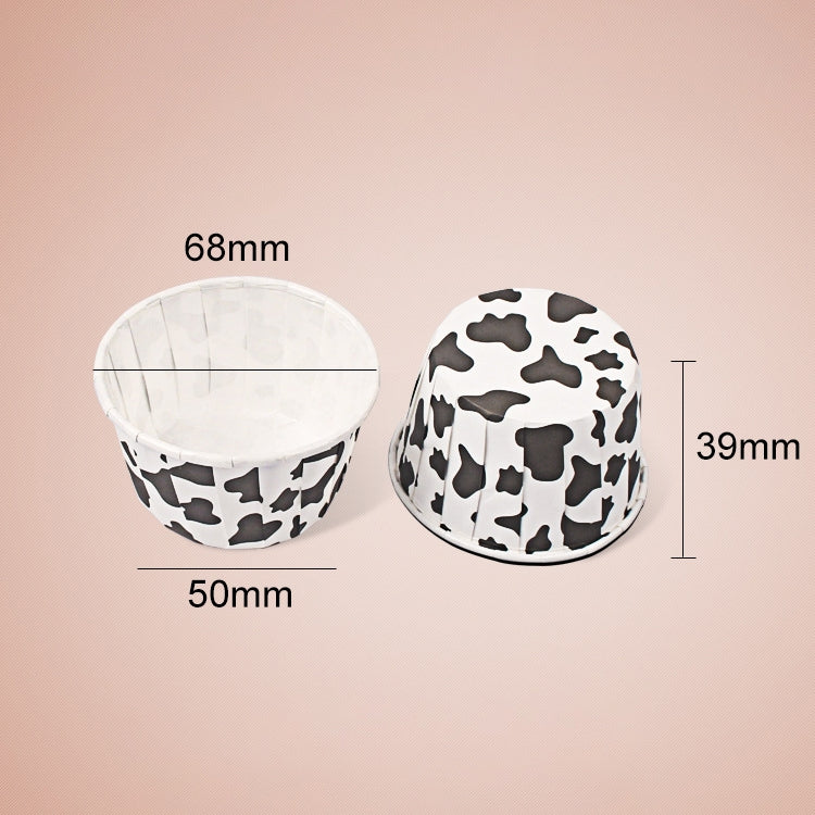 3000 PCS English Letter Pattern Round Lamination Cake Cup Muffin Cases Chocolate Cupcake Liner Baking Cup, Size: 6.8 x 5 x 3.9cm