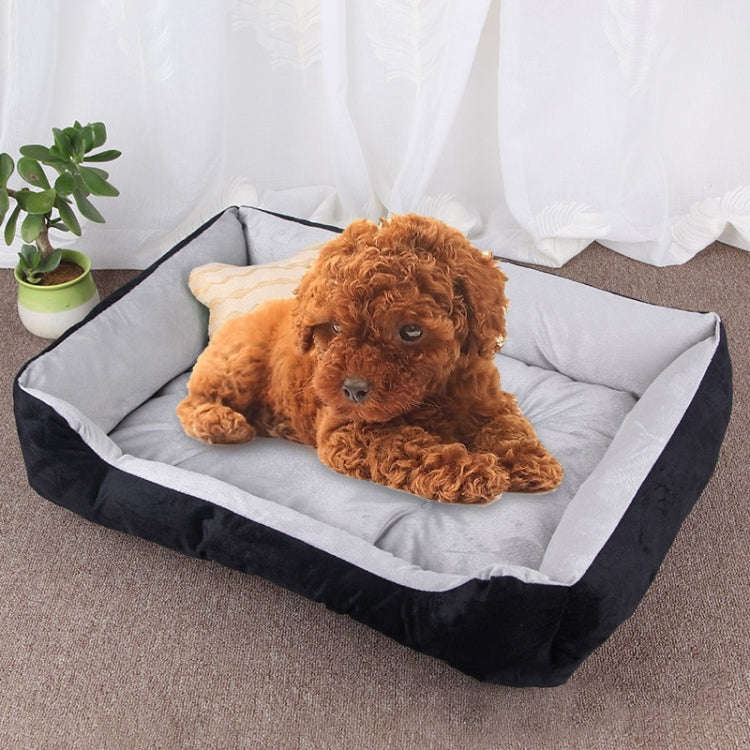 Dog Bone Pattern Big Soft Warm Kennel Pet Dog Cat Mat Blanket, Size: XXL, 120×90×18cm