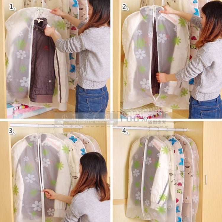 2PCS of Each Size Printing Peva Clothing & Suits Dust-Proof Handing Bags,Storage Bags