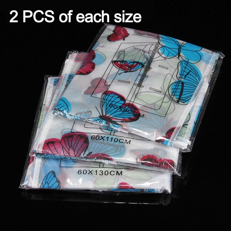 2PCS of Each Size Printing Peva Clothing & Suits Dust-Proof Handing Bags,Storage Bags