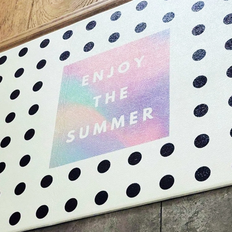 Wave Point Pattern Rectangular Bathroom PVC Pad Anti-skid Household Foot Carpet, Size: 120 x 45cm