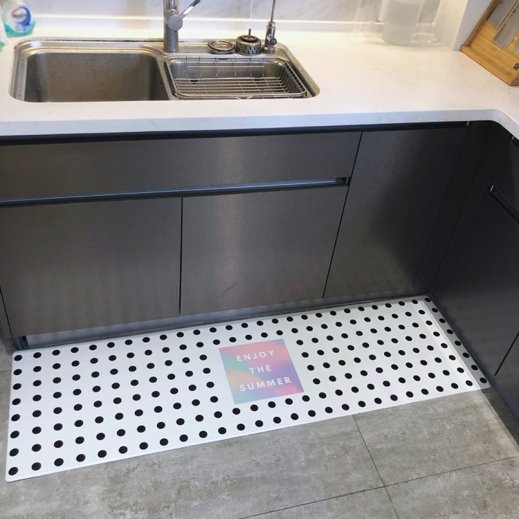 Wave Point Pattern Rectangular Bathroom PVC Pad Anti-skid Household Foot Carpet, Size: 150 x 45cm