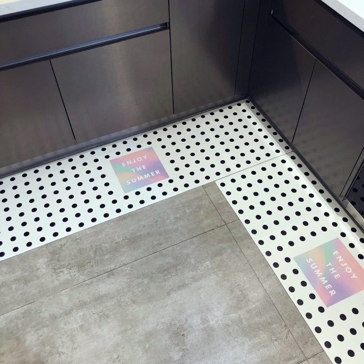 Wave Point Pattern Rectangular Bathroom PVC Pad Anti-skid Household Foot Carpet, Size: 150 x 45cm