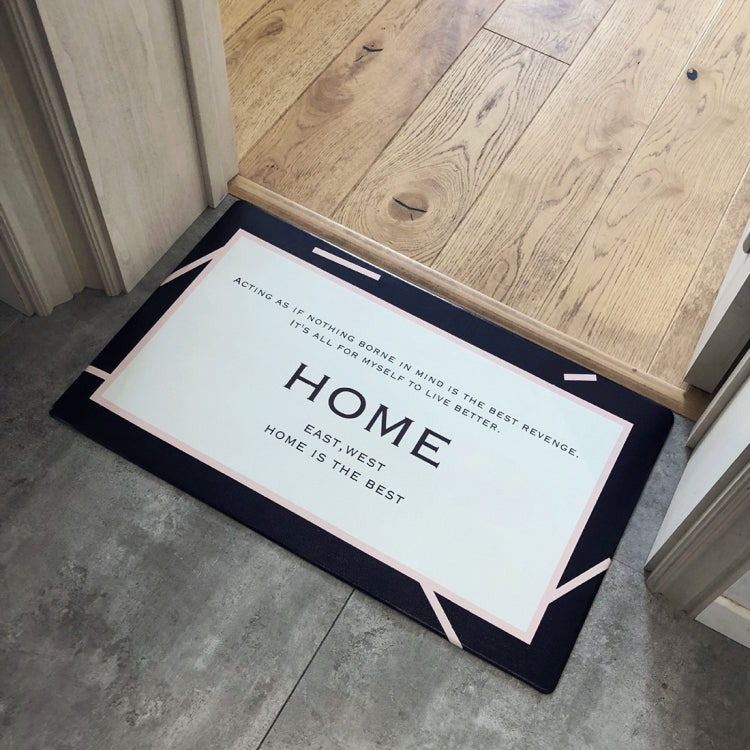 Line Pattern Rectangular Bathroom PVC Pad Anti-skid Household Foot Carpet, Size: 75 x 45cm