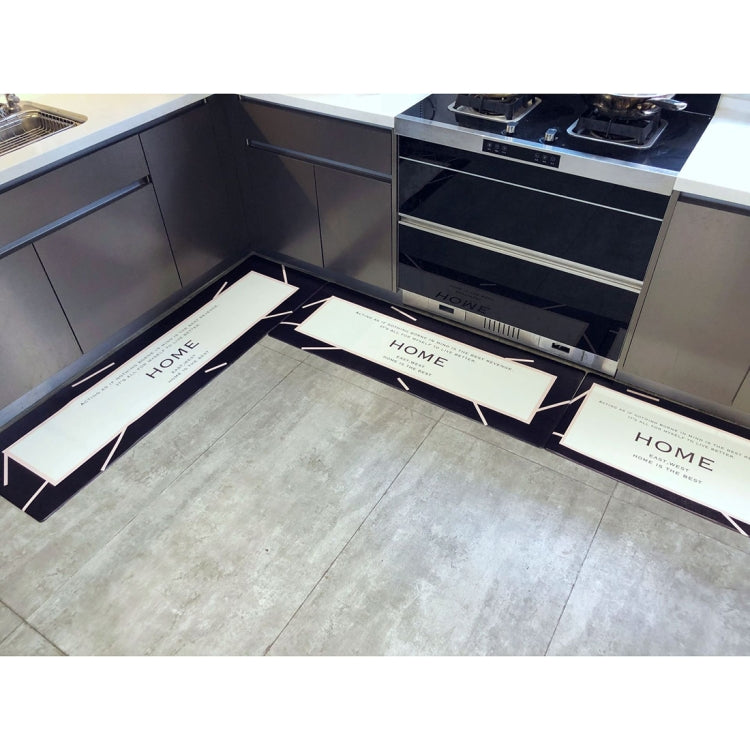 Line Pattern Rectangular Bathroom PVC Pad Anti-skid Household Foot Carpet, Size: 150 x 45cm