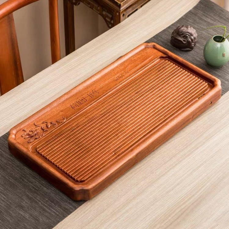 Household Rosewood Rectangle Tea Tray Tea Table, Pondoflotus, S, Size: 62x31x5cm