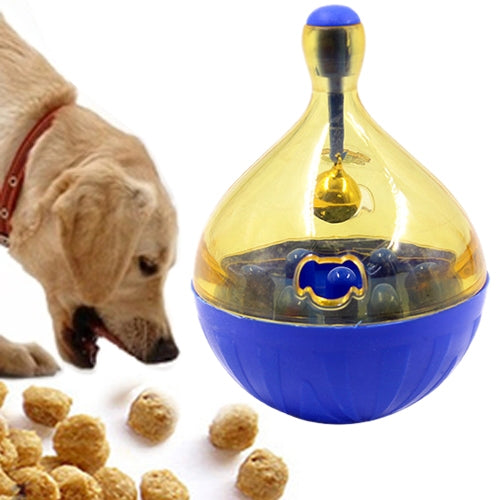 Pets Tumbler Leakage Food Ball Dog Training Exercise Fun Bowl Toys, Size: 14*9.5cm