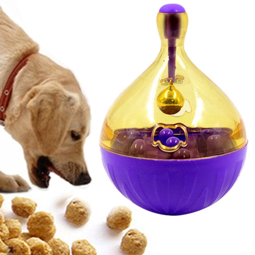 Pets Tumbler Leakage Food Ball Dog Training Exercise Fun Bowl Toys, Size: 14*9.5cm