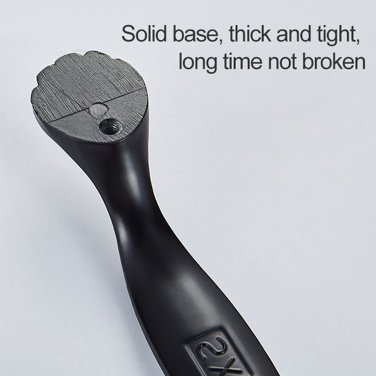 3 PCS 5005_128 Matte Black Ink Plum Zinc Alloy Ceramic Cabinet Handle