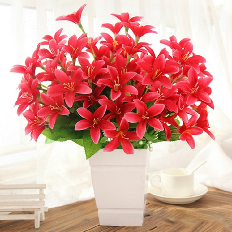 5 PCS Artificial Flower Home Decoration Wreath Fake Flowers, Random Color Delivery