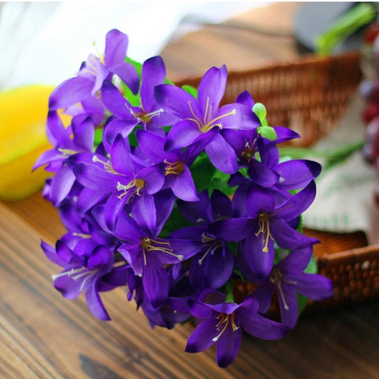 5 PCS Artificial Flower Home Decoration Wreath Fake Flowers, Random Color Delivery