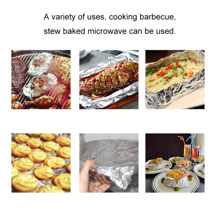 5 PCS 5m Bakest Aluminum Tin Foil Paper Barbecue Paper