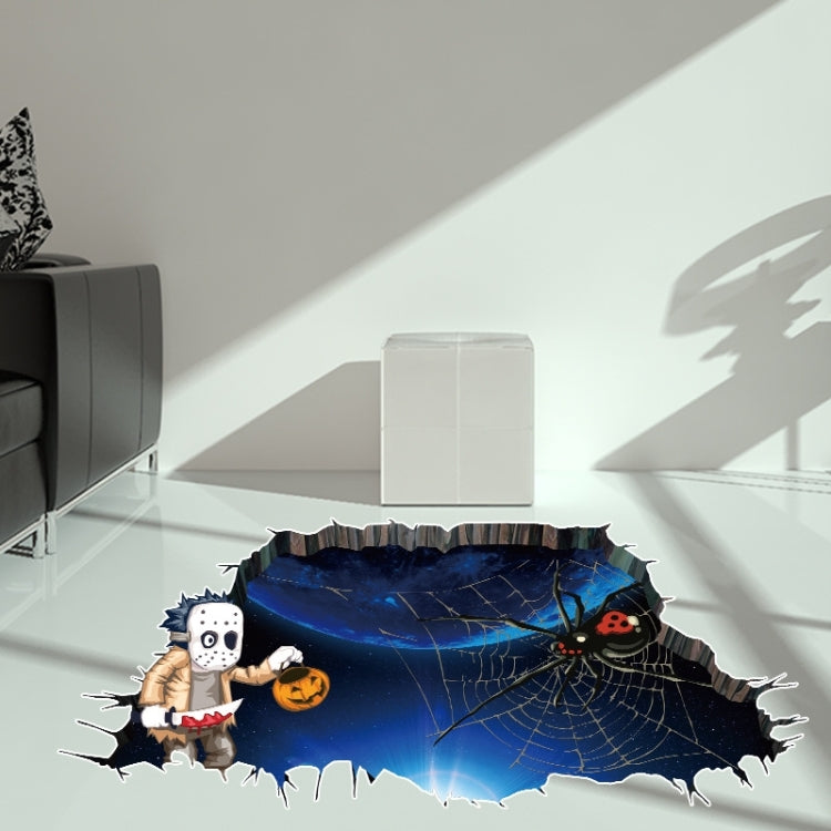 2 PCS Halloween Decoration 3D Horror Wall Sticker Living Room Bedroom Decoration Supplies, Random Style Delivery, Size: 34 * 75cm