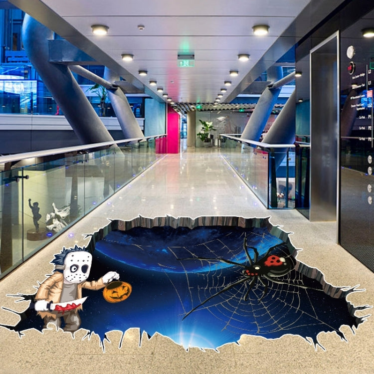 2 PCS Halloween Decoration 3D Horror Wall Sticker Living Room Bedroom Decoration Supplies, Random Style Delivery, Size: 34 * 75cm