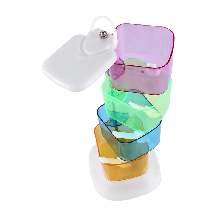 3 PCS Kitchen Multipurpose Po Originality Rotate Four Cylinder Seasoning Box Random Color Delivery