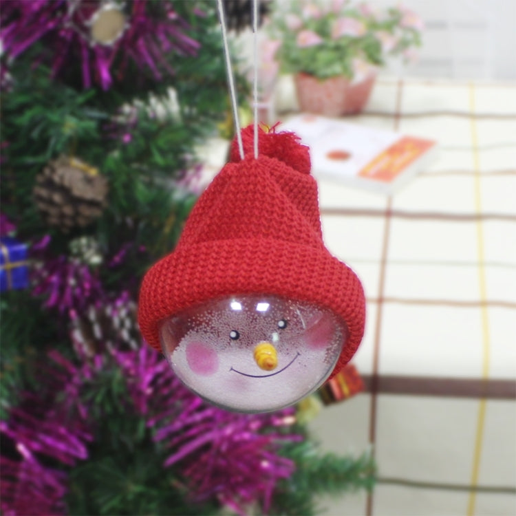 3 PCS Hang Ornament Christmas Snowman Balls