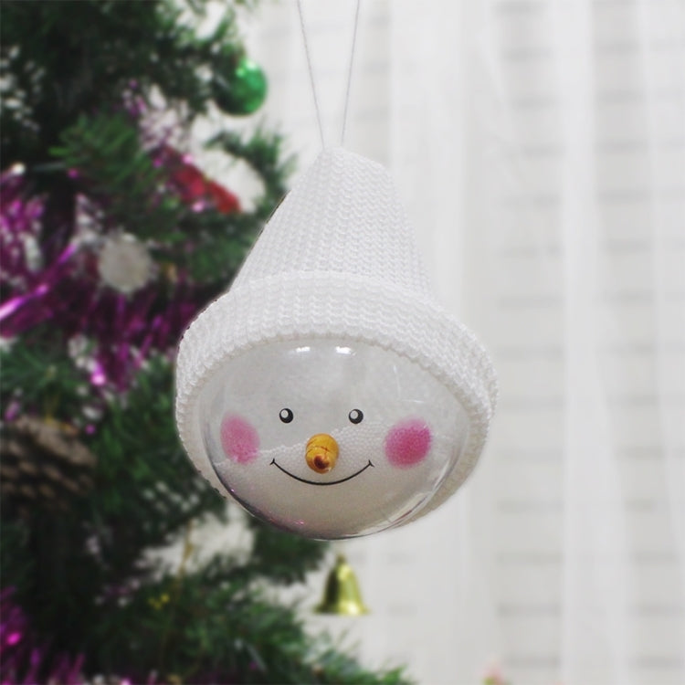 3 PCS Hang Ornament Christmas Snowman Balls